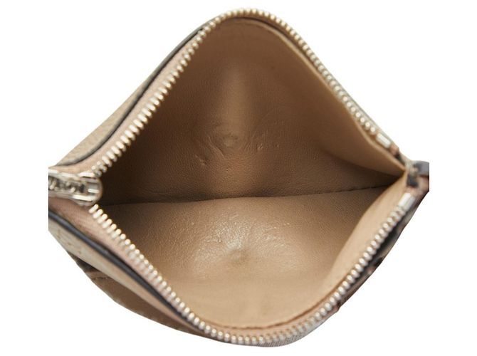 Loewe Anagram Vertical Small Tri-fold Geldbörse Beige - Ansicht 7