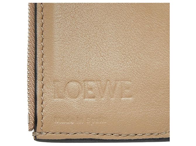 Loewe Anagram Vertical Small Tri-fold Geldbörse Beige - Ansicht 8