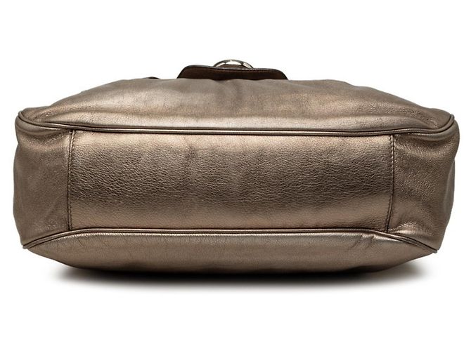 Borsa Salvatore Ferragamo Gancini D'oro - vista 3