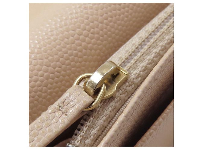 Chanel Coco Mark Gold Hardware Langbeutel Beige - Ansicht 15