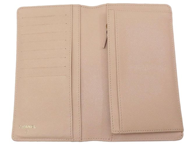 Chanel Coco Mark Gold Hardware Langbeutel Beige - Ansicht 4