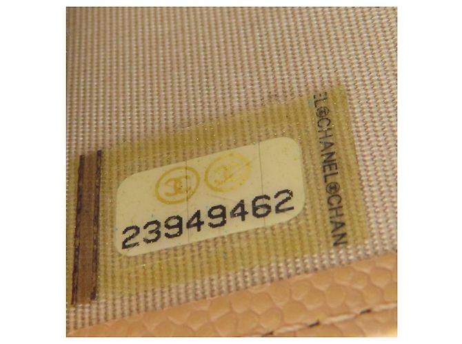 Chanel Coco Mark Gold Hardware Langbeutel Beige - Ansicht 8