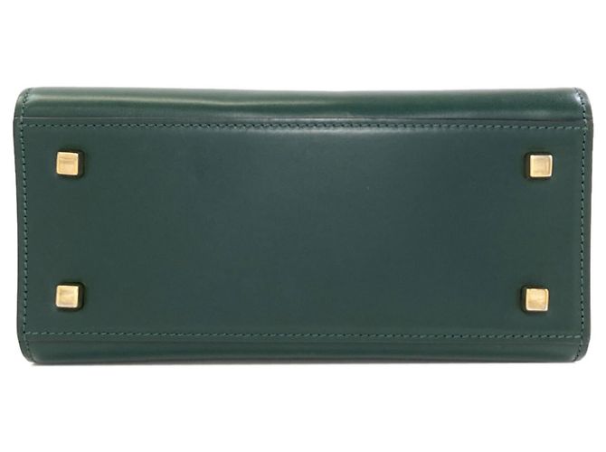 Valextra Iside 2-Way Handtasche Grün - Ansicht 4