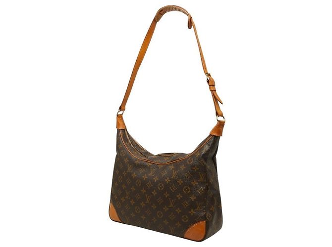 Bolso de hombro Louis Vuitton Monogram Boulogne 35 Castaño Monograma - vista 2