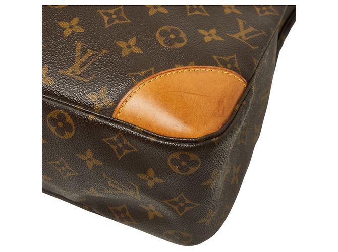 Bolso de hombro Louis Vuitton Monogram Boulogne 35 Castaño Monograma - vista 5