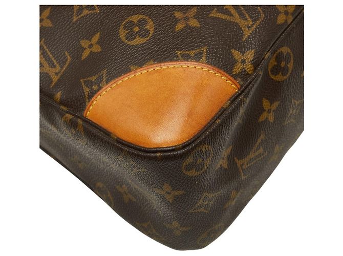 Bolso de hombro Louis Vuitton Monogram Boulogne 35 Castaño Monograma - vista 8