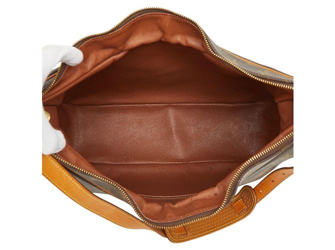 Bolso de hombro Louis Vuitton Monogram Boulogne 35 Castaño Monograma - vista 9