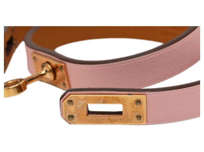 Hermès Pulsera Hermes Mini Kelly Double Tour Rosa - vista 4