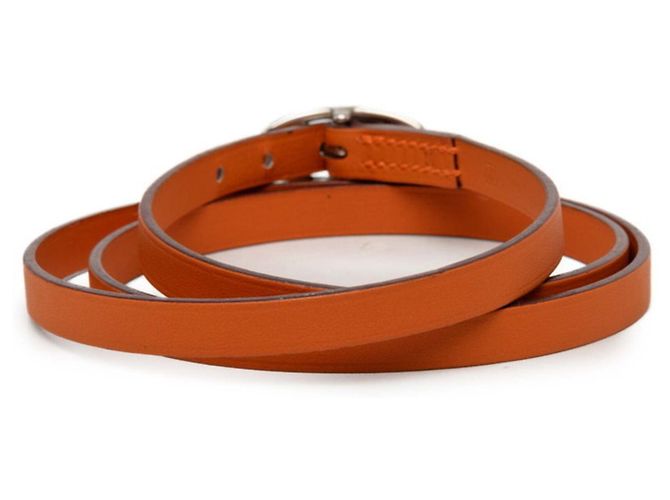 Hermès Pulsera Hermes Api Triple Strand Naranja - vista 3