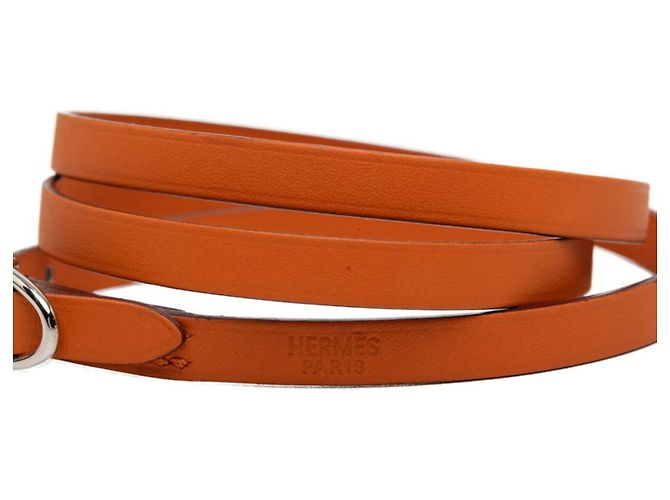 Hermès Pulsera Hermes Api Triple Strand Naranja - vista 5