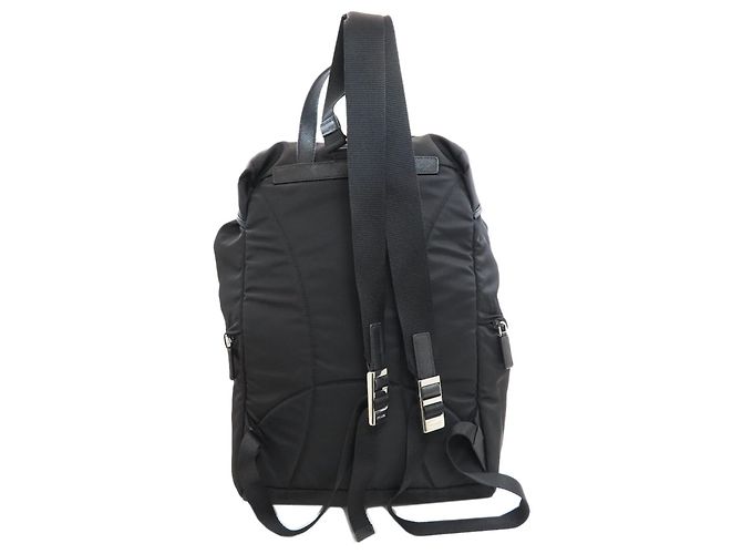 Mochila Prada de nailon negro - vista 2