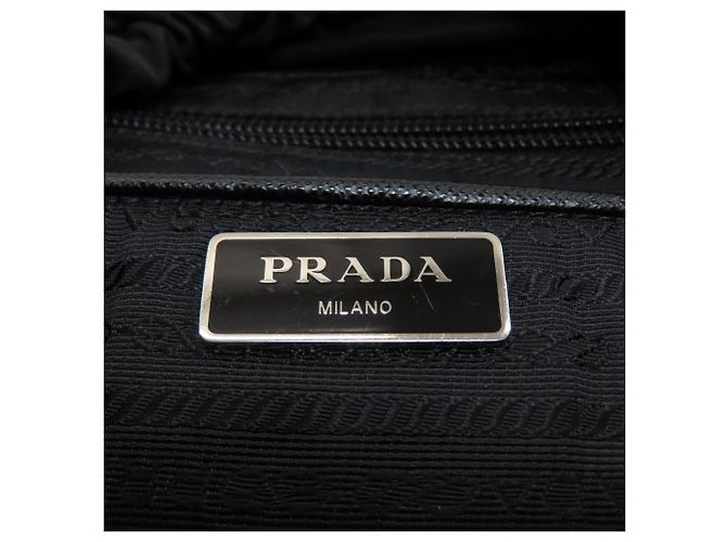 Mochila Prada de nailon negro - vista 6