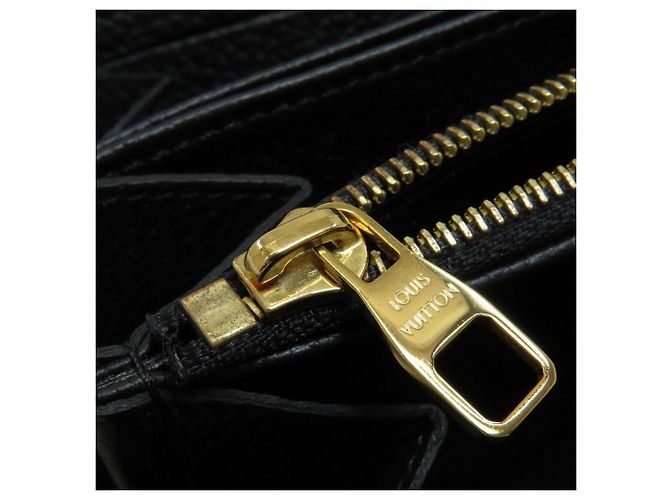 Cartera Larga Zippy Louis Vuitton Negro Beige - vista 12