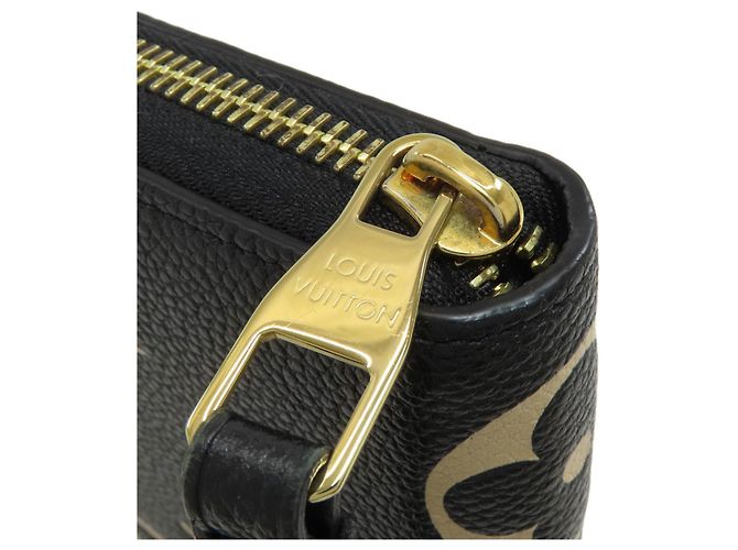 Cartera Larga Zippy Louis Vuitton Negro Beige - vista 14