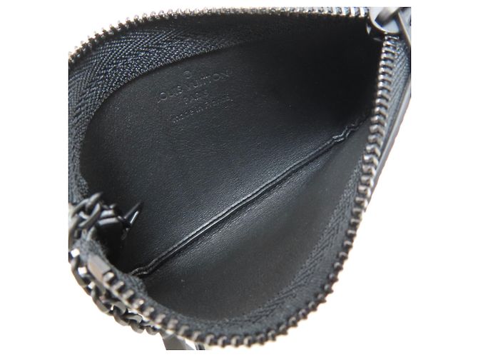 Louis Vuitton M81031 Pochette Clé Aerogram Coin Case Noir - vue 4