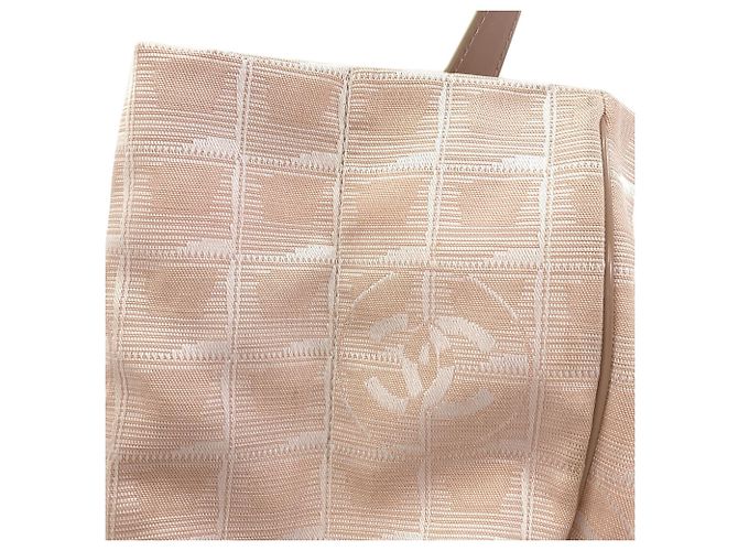 Borsa Tote Chanel New Travel Line MM Beige - vista 13