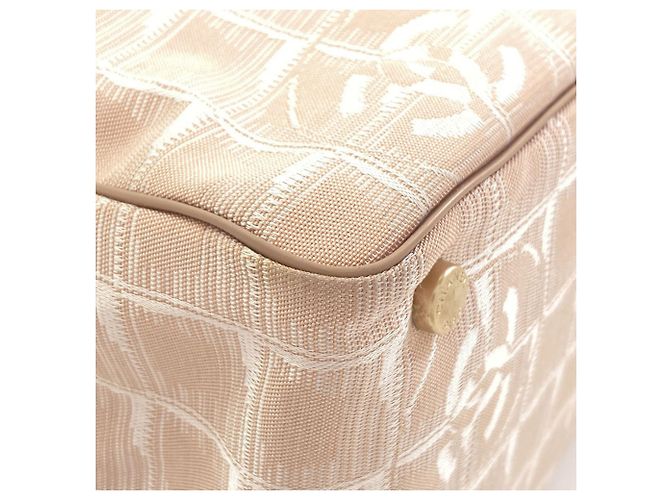 Borsa Tote Chanel New Travel Line MM Beige - vista 17