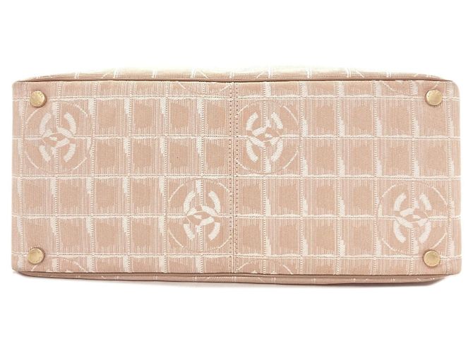 Borsa Tote Chanel New Travel Line MM Beige - vista 4