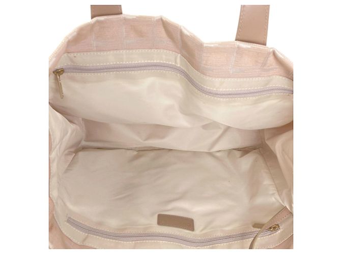 Borsa Tote Chanel New Travel Line MM Beige - vista 5