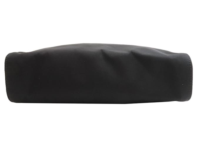 Pochette Prada in nylon nero - vista 4
