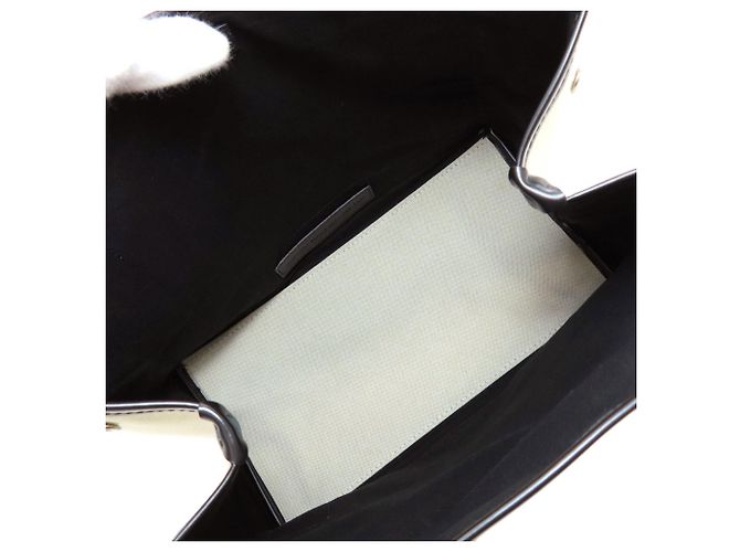 Everyday Borsa Balenciaga Cabas Navy Nero Bianco - vista 5