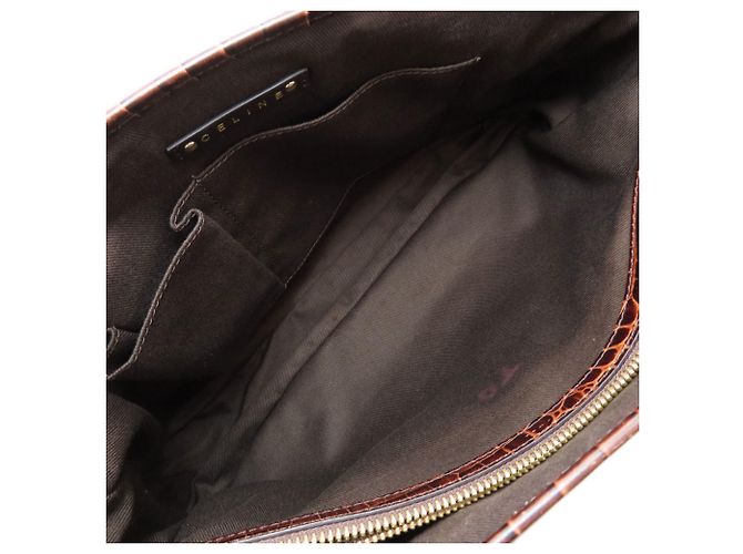 Céline Celine Boogie Bag - Borsa in tela e pelle Marrone - vista 5