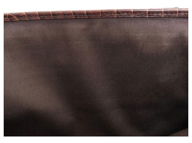 Céline Celine Boogie Bag - Borsa in tela e pelle Marrone - vista 9