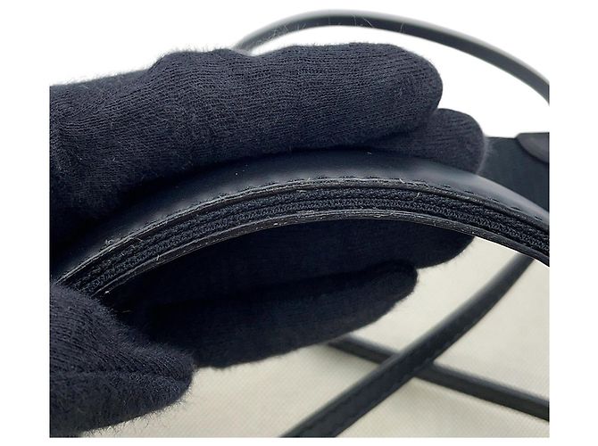 Everyday Borsa Balenciaga Cabas XS Navy Nero Bianco - vista 9