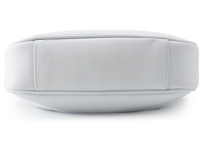 Borsa a mano piccola in pelle Gucci Diana Bamboo Blu chiaro - vista 3
