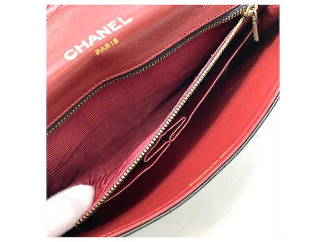 Borsa a tracolla in pelle Chanel Nero - vista 11