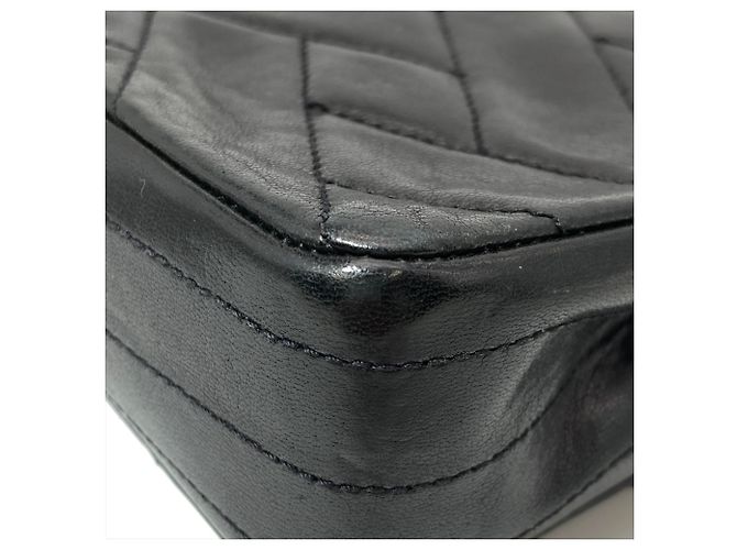 Borsa a tracolla in pelle Chanel Nero - vista 5