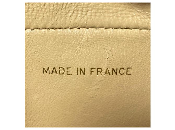 Borsa a tracolla Chanel Matelassé Diana con nappa e catena Nero Beige D'oro - vista 14