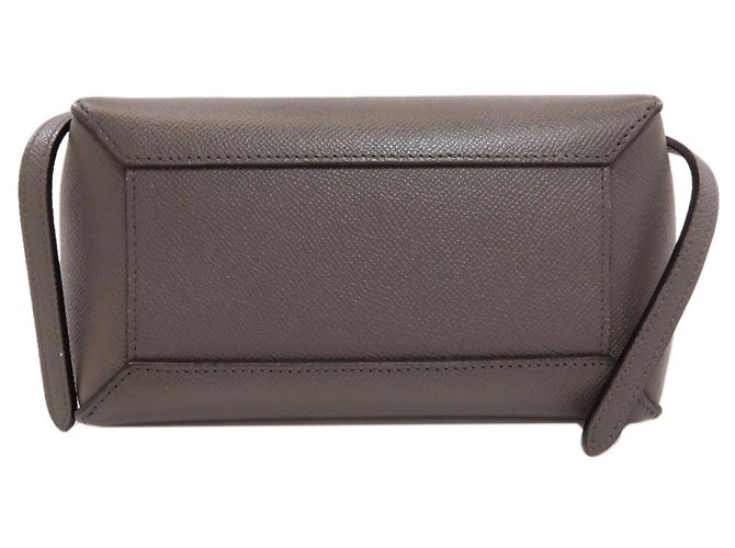 Céline Celine Belt Bag Nano Borsa 2-Way Marrone - vista 4