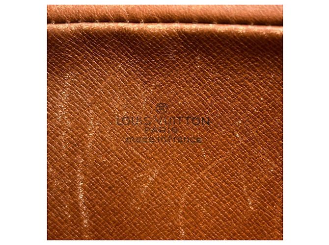 Louis Vuitton Pochette Marly Bandoulière Shoulder Bag Marrone Nero Monogramma - vista 11