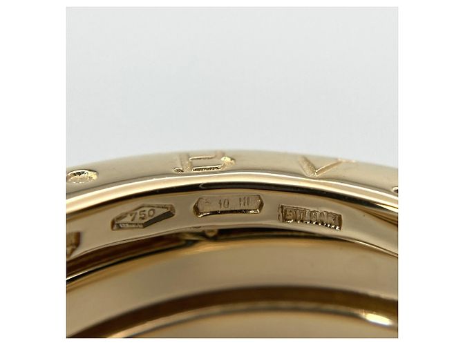 Bulgari Anello Bvlgari B.zero1 a 2 bande in oro giallo 18K D'oro - vista 5