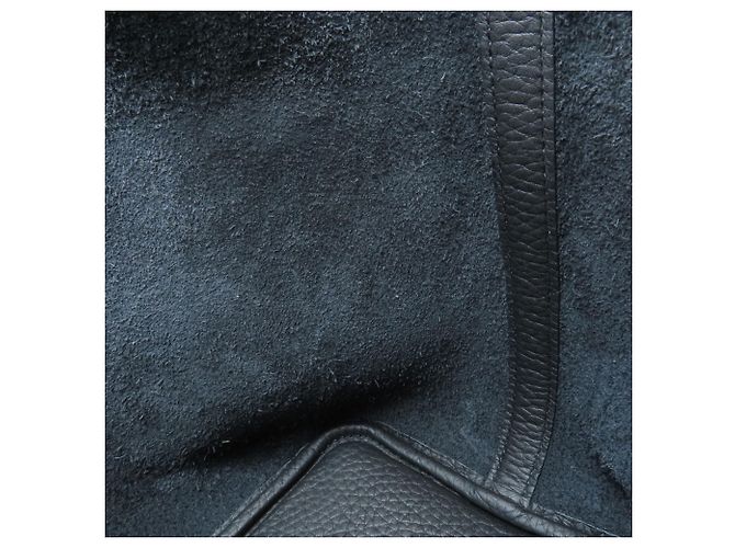 Hermès Borsa Hermes Picotin Lock PM in pelle Taurillon Clemence nera Nero - vista 8