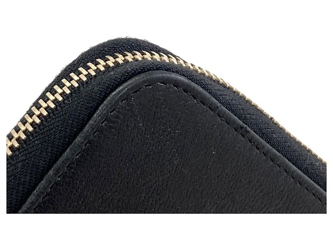 Portafoglio lungo Chanel Mademoiselle con hardware dorato - vista 10