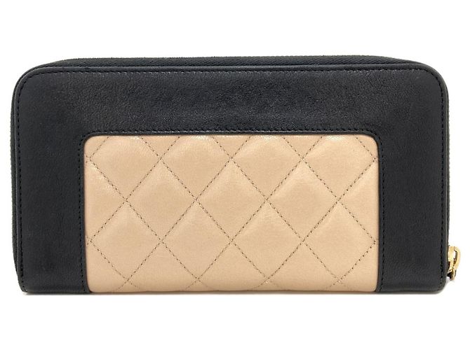 Portafoglio lungo Chanel Mademoiselle con hardware dorato - vista 2