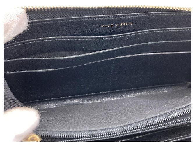 Portafoglio lungo Chanel Mademoiselle con hardware dorato - vista 8