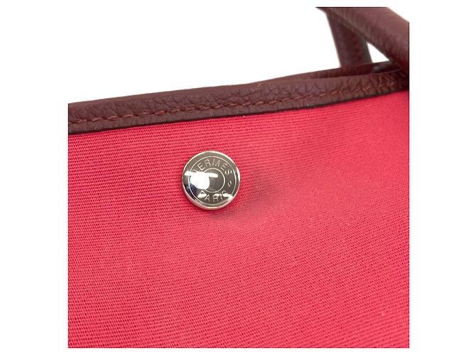 Hermès Borsa Hermes Garden Party PM in Rosa - vista 13