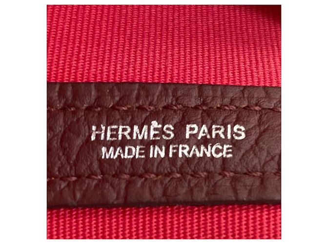 Hermès Borsa Hermes Garden Party PM in Rosa - vista 6