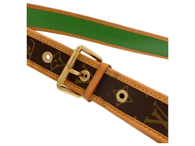 Borsa a tracolla Louis Vuitton M95173 Perfo Musette Verde chiaro Monogramma - vista 12