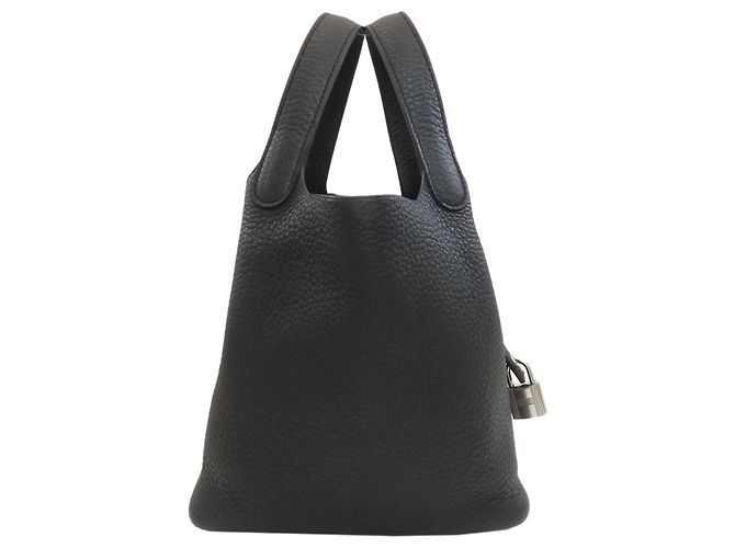 Hermès Hermes Picotin Lock PM Handtasche Schwarz - Ansicht 3