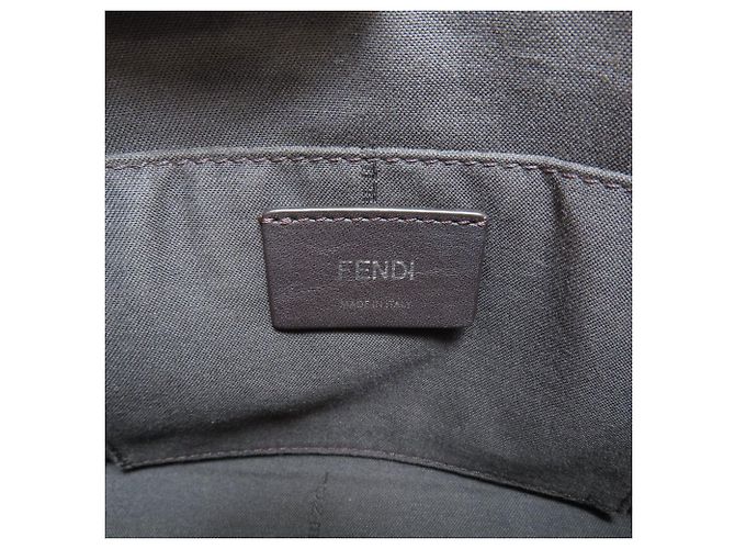 Borsa 2-Way Fendi By The Way Mini Marrone Nero - vista 6