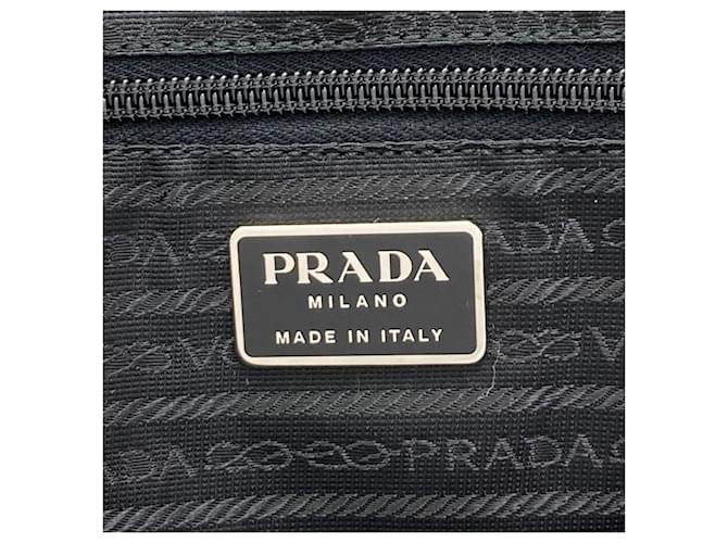 Borsa Prada B8495 Logo Hardware Nero - vista 6