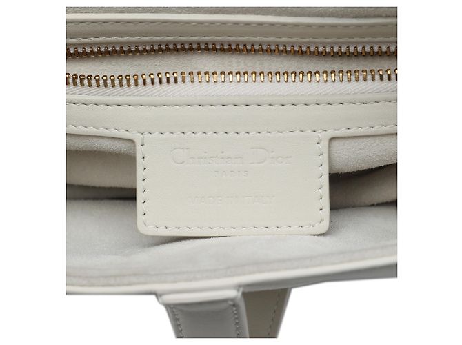 Borsa Saddle Dior in vitello ultra opaco bianco - vista 5
