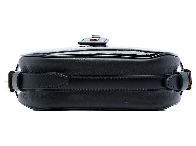 Louis Vuitton Black Monogram Vernis Boite Chapeau Souple MM Nero - vista 3