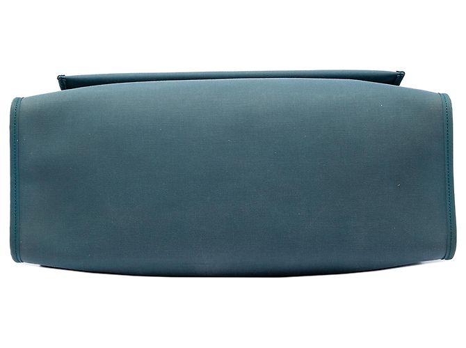 Hermès Blue Toile Herbag Zip 39 - vista 3