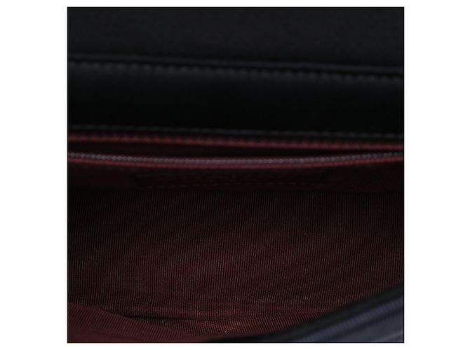 Chanel Blue Small Bicolor Quilted Grosgrain Satin Small Mademoiselle Double Flap Blu navy - vista 5
