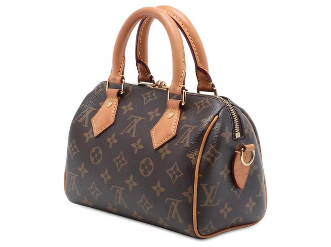 Louis Vuitton Brown Monogram Speedy Bandouliere 20 Marrone - vista 2